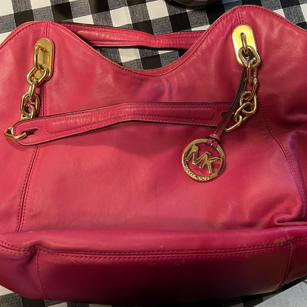 Pink Michael Kors bag
